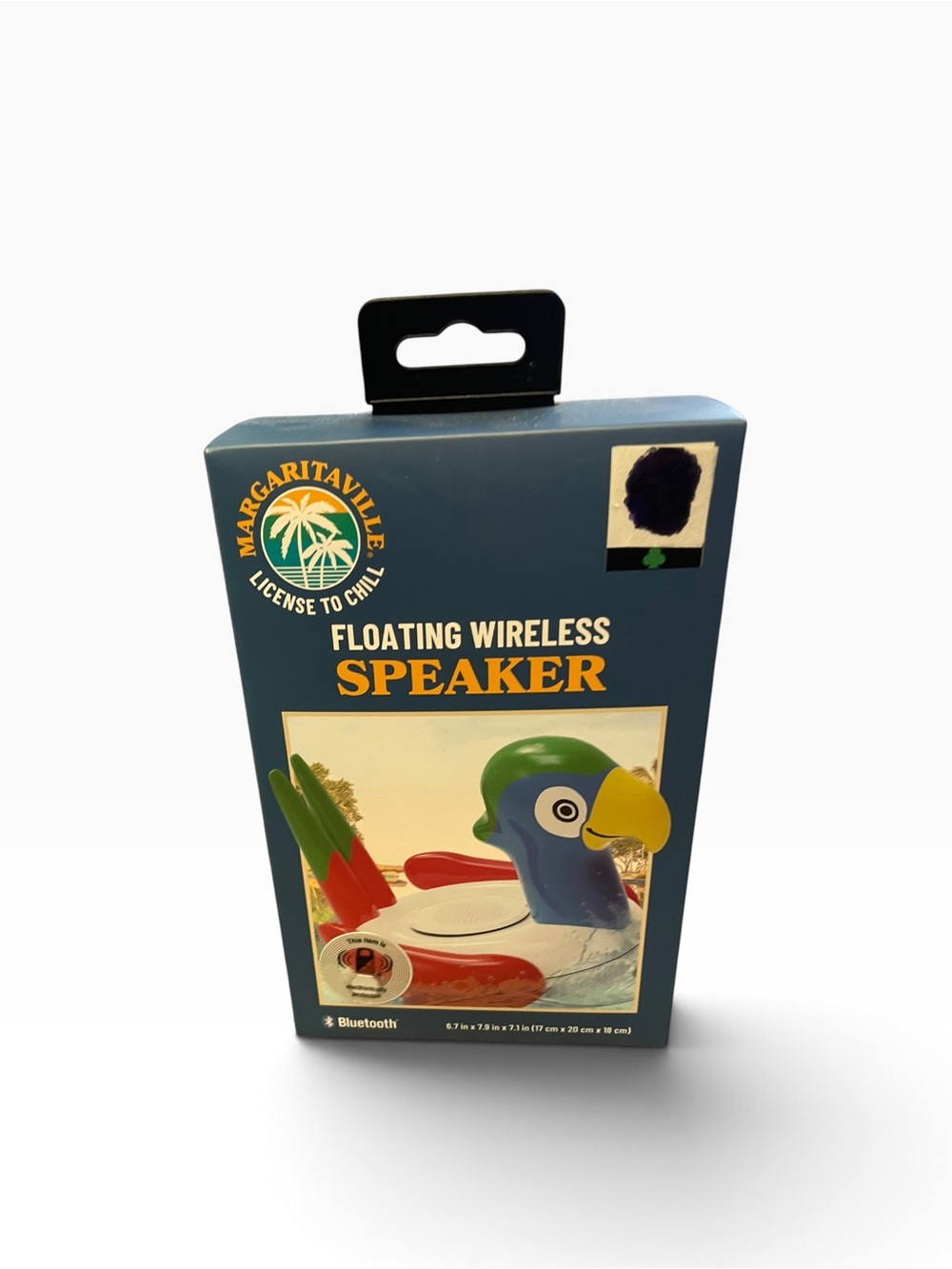 Margaritaville Parrot Floating Wireless Speaker — Blue, Green, Yellow, Red